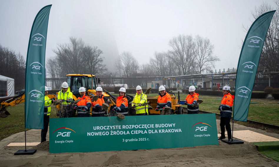 Ogrzewanie bez węgla. PGE rozpoczęło budowę kogeneracyjnego źródła ciepła w Krakowie