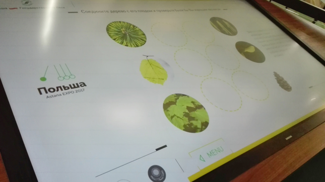 Interaktywna zabawa dla dzieci na temat lasów w polskim pawilonie na EXPO 2017