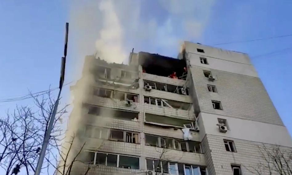 Rosyjskie samoloty zbombardowały dzielnice mieszkalne Chersonia