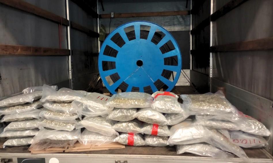 Służby udaremniły przemyt marihuany ukrytej w... szpuli z kablem