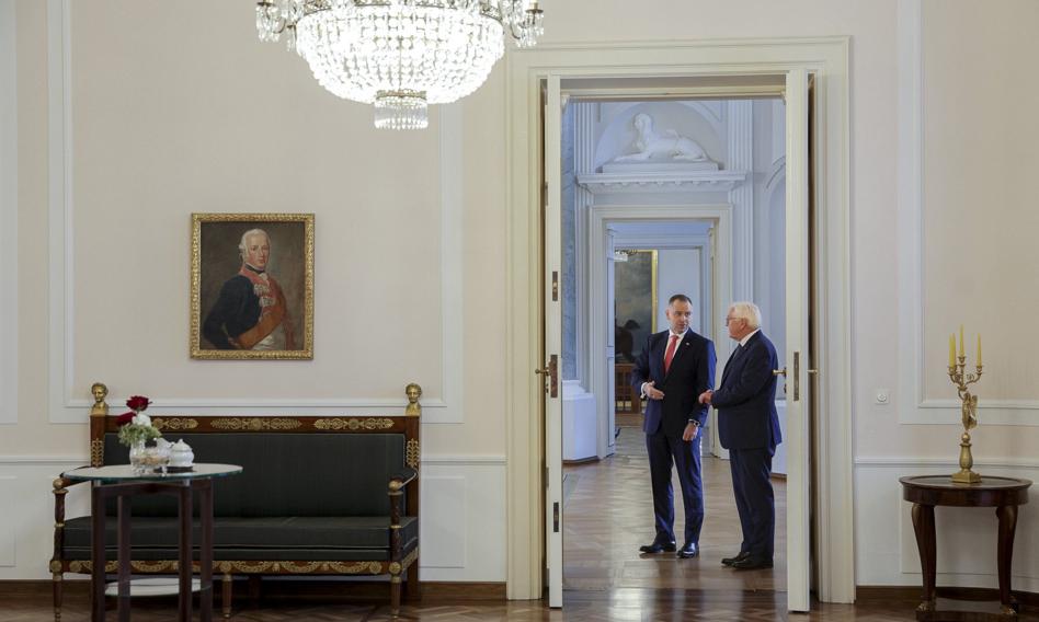 Karol Nawrocki w Niemczech mówił o reparacjach. Prezydent Steinmeier odpowiada