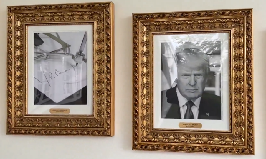 Z Białego Domu zniknął portret Bidena. Oto co zawieszono zamiast niego