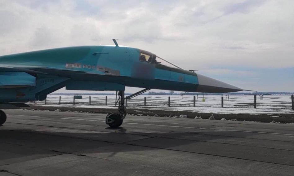 Rosyjski bombowiec Su-34 zestrzelony w pobliżu Wyspy Węży