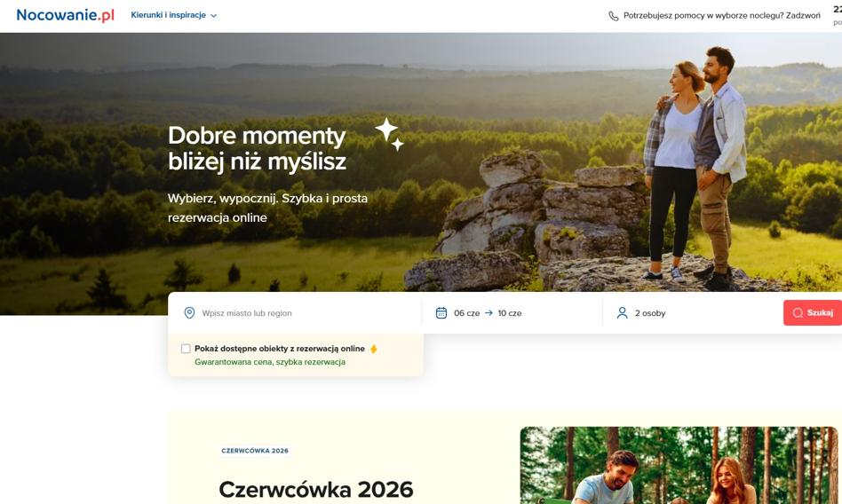 Zarzuty UOKiK dla Nocowanie.pl. Urząd ujawnia manipulacje opiniami