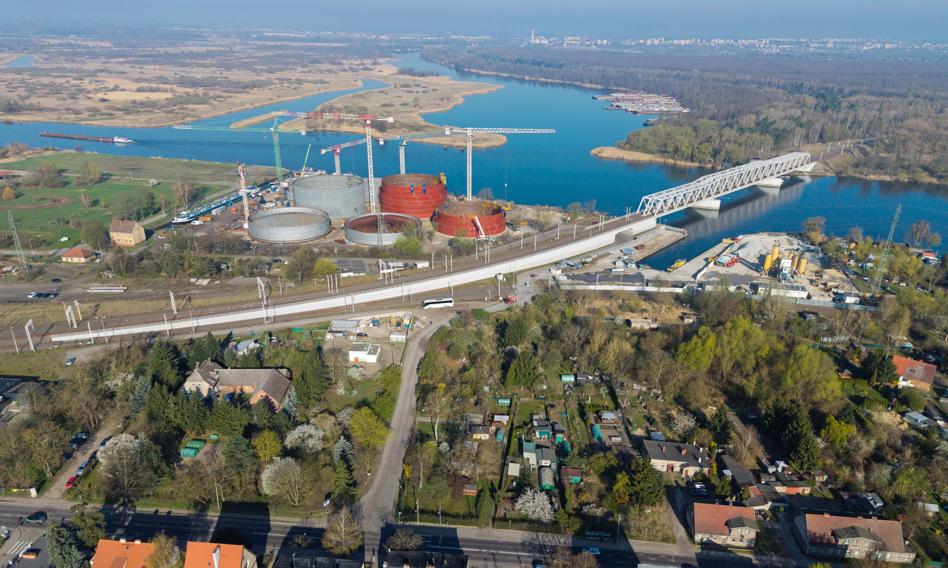 Paliwowy protest w Szczecinie. Mieszkańcy Podjuch żądają rozbiórki gigantycznej samowoli