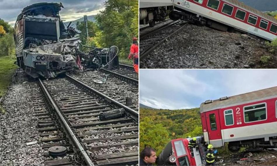 Katastrofa kolejowa na wschodzie Słowacji. Co najmniej 20 osób rannych