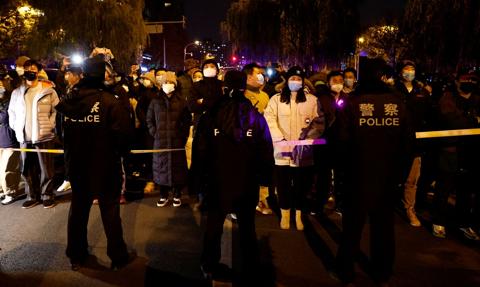 Kolejne protesty przeciwko restrykcjom covidowym w Chinach