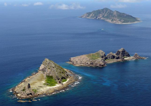 Sporne wyspy Diaoyu (jap. Senkaku) na Morzu Wschodniochińskim