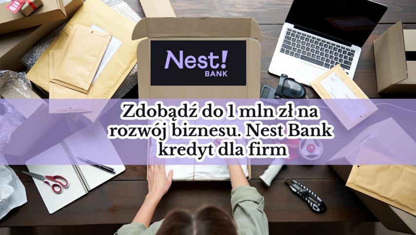 Zdobądź do 1 mln zł na rozwój biznesu. Analiza oferty Nest Bank Kredyt dla firm