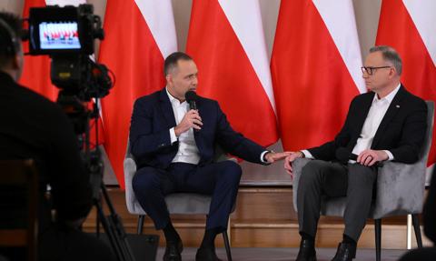 Spotkanie na szczycie w Pałacu. Duda i Nawrocki o ciągłości władzy i wadach systemu