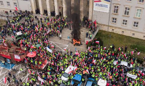 Wrocław wydał zakaz organizacji protestów rolniczych w mieście