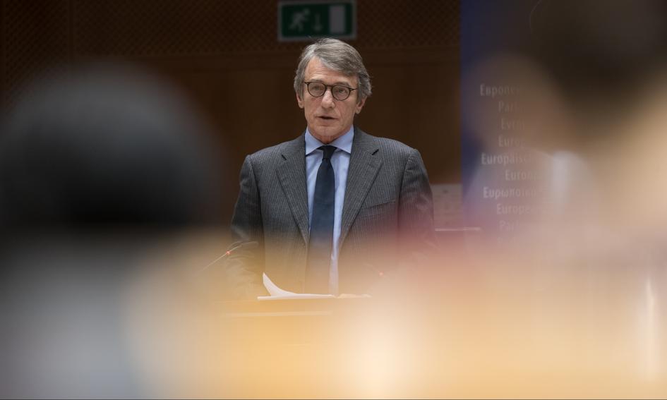 Przewodniczący Parlamentu Europejskiego David Sassoli w szpitalu