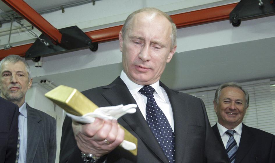 Rosja ma więcej złota niż Chiny