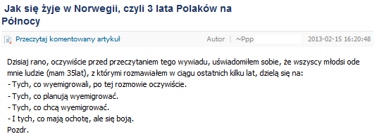 emigracja zarobkowa polaków
