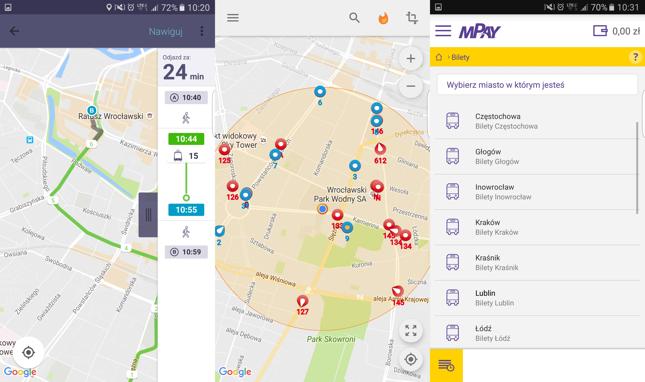 Smartfon pozwoli sprawdzić rozkład jazdy, opóźnienia i zapłacić za bilet
