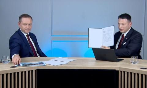 Sikorski odzyskał koszulkę lidera zaufania. Nawrocki i Mentzen zapikowali