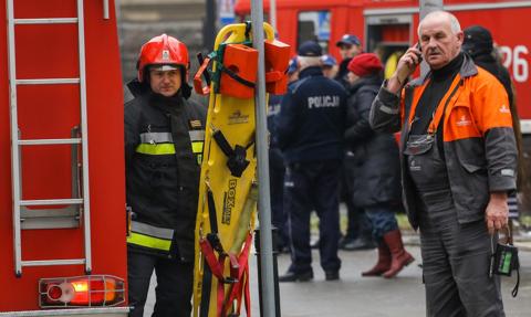 20-metrowy słup ognia po wycieku gazu. Akcja służb w Krakowie
