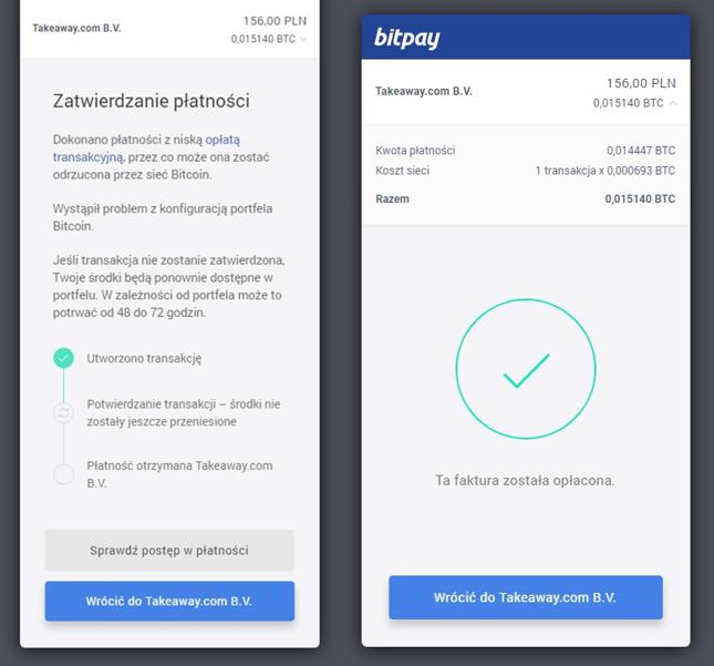 Na potwierdzenie płatności bitcoinem trzeba zaczekać kilkanaście minut