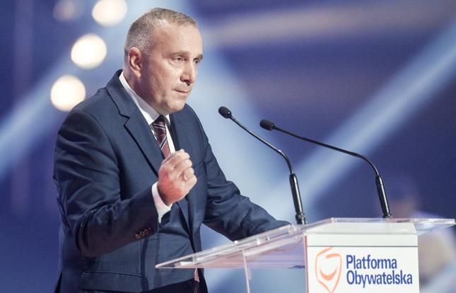 Przewodniczący Platformy Obywatelskiej Grzegorz Schetyna