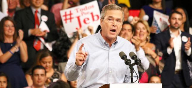 Jeb Bush, kandydat na prezydenta USA, brat byłego prezydenta Georga Busha