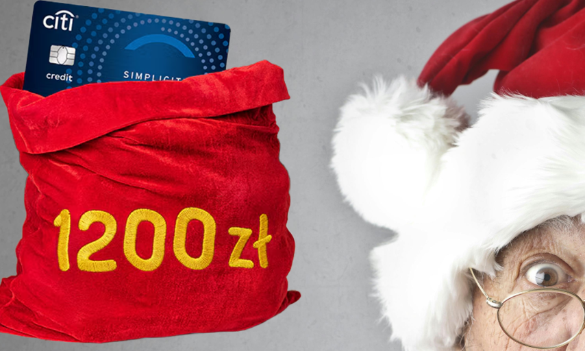 🎅 Zgarnij aż 1200 zł premii za darmo na Mikołajki! Nowa promocja Citi Handlowego z kartą kredytową Citi Simplicity
