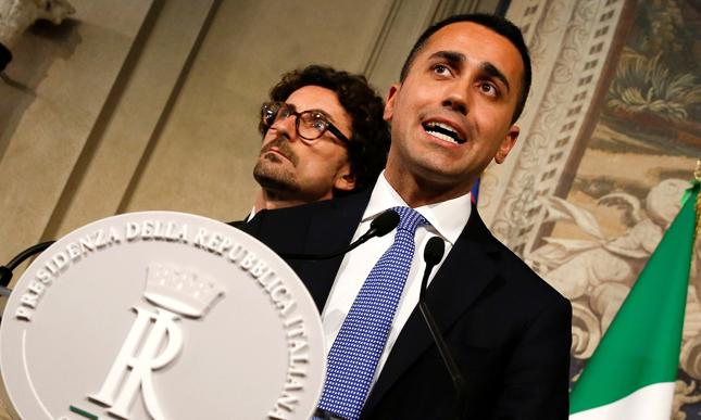 Lider Ruchu 5 Gwiazd Luigi Di Maio.