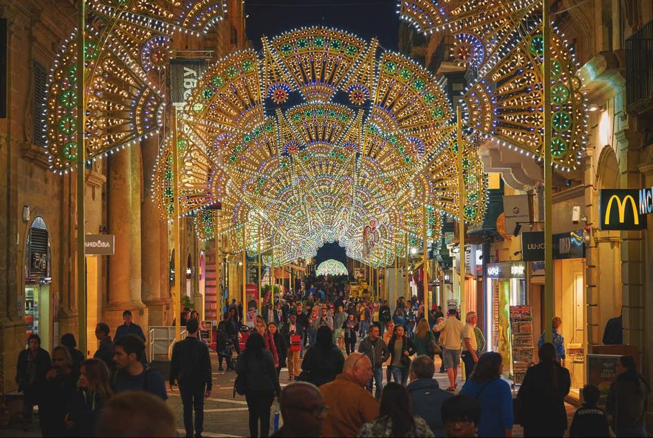 Malta w okresie Bożego Narodzenia.