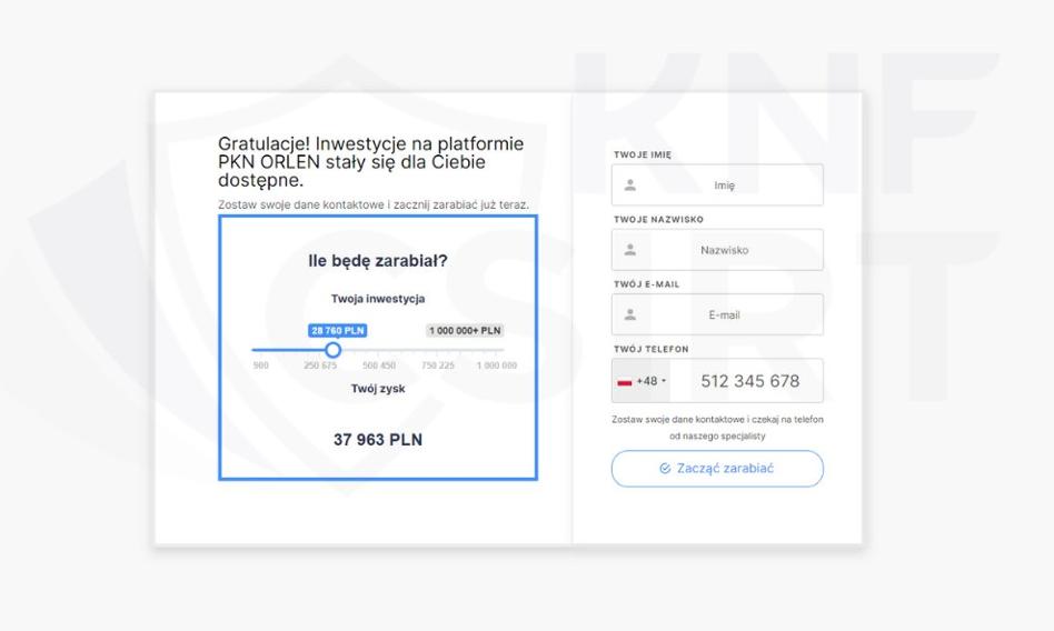 Oszuści podszywają się pod Orlen. Oferują "dostęp do inwestycji dla wszystkich Polaków"