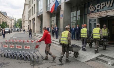 Krach na kursie Dino. Węgiel wraca do łask na GPW