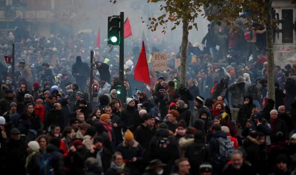 Zamieszki podczas manifestacji w Paryżu