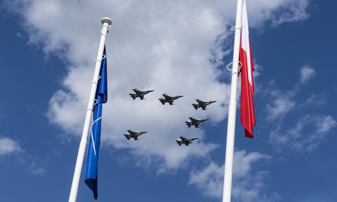 NATO znów poderwało myśliwce. Polskie dowództwo obserwuje ataki Rosji na Ukrainę