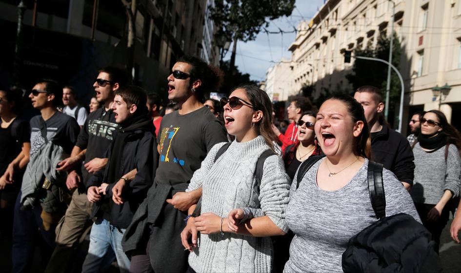 Grecja: demonstracja przeciwko porozumieniu z Macedonią, starcia z policją