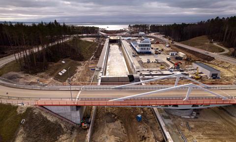 Gróbarczyk: Prace nad budową kanału przez Mierzeję Wiślaną idą zgodnie z planem