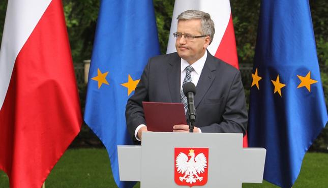 Prezydent Bronisław Komorowski