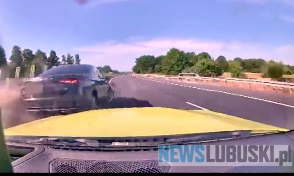 Do sieci trafił film z wypadku na S3. Za kierownicą siedział... marszałek woj. lubuskiego