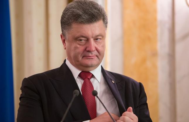 Prezydent Ukraina Petro Poroszenko