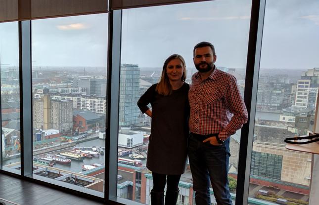 Monika Brandys i Jarek Kozak mieszkają w Dublinie