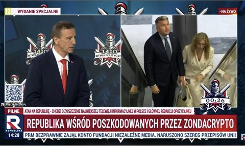 Komornik zapuka do TV Republiki? Stacja nie zapłaciła 2 milionów za koncesję