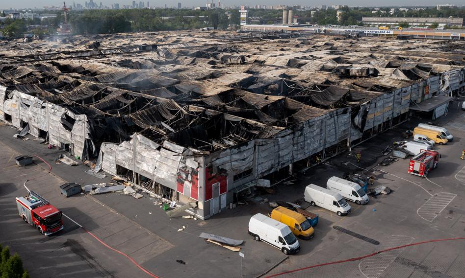 Pożar hali przy ul. Marywilskiej 44. Prokuratura wszczęła śledztwo