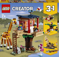 LEGO Creator, klocki Domek na drzewie na safari, 31116 