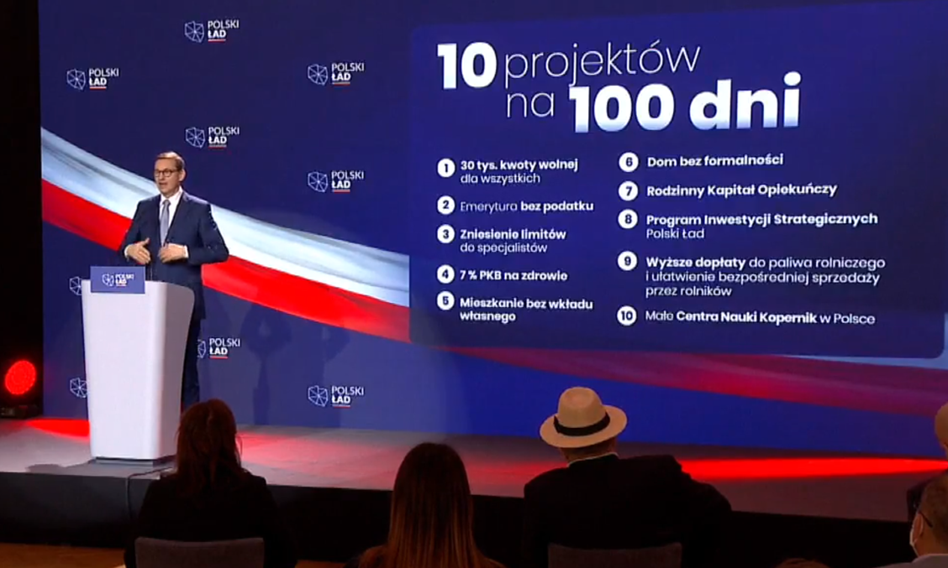 10 programów na 100 dni. Premier podsumowuje akcję