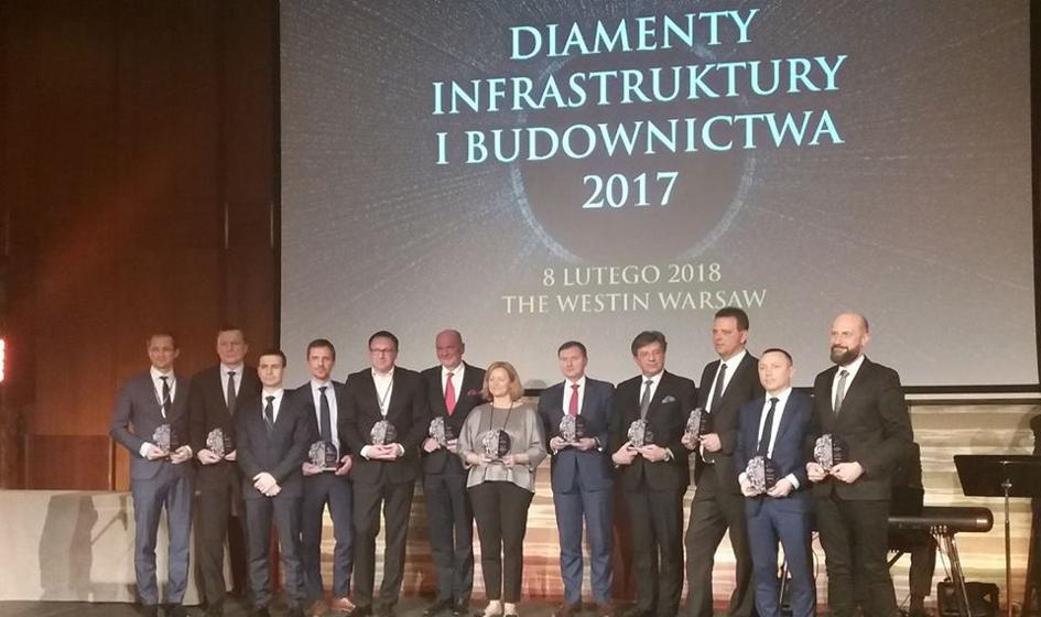 Mirbud z tytułem "Diamenty Infrastruktury i Budownictwa"