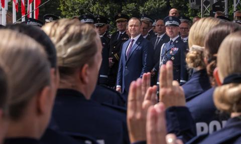 Prezydent na Święcie Policji: potrzebujemy silnych formacji mundurowych