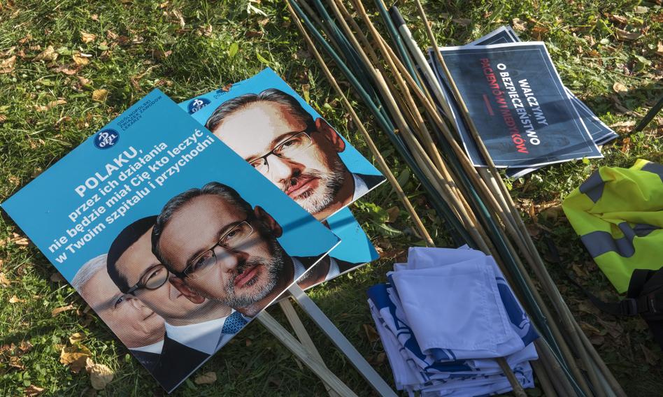 Protest medyków. "Białe miasteczko" zmienia się w "cichy dyżur"