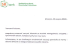 SK Bank do klientów: Mocno nadwyrężyliśmy zaufanie
