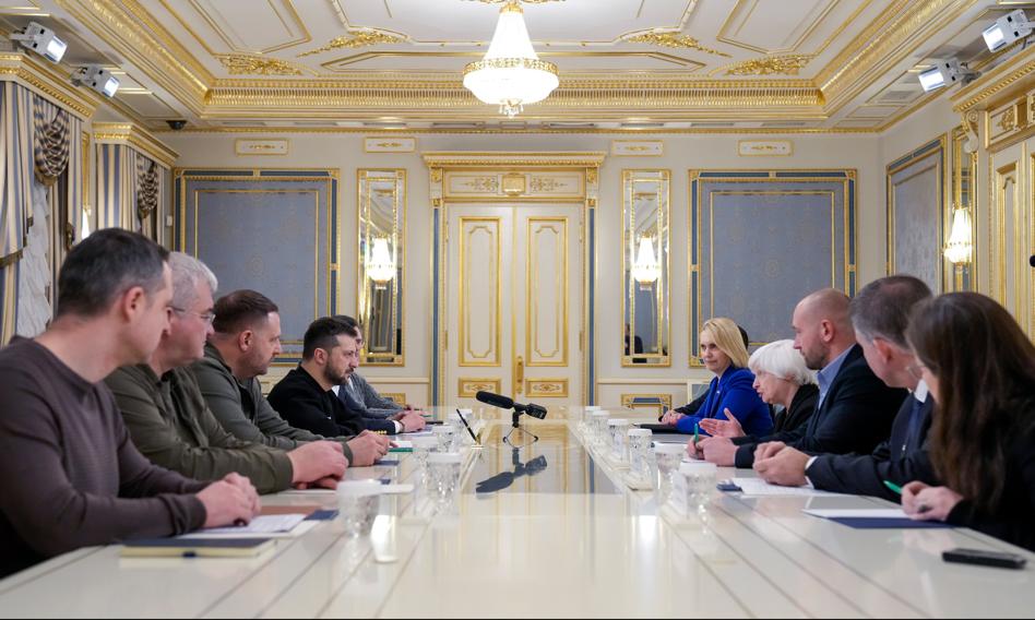 USA przekazały Ukrainie 1,25 mld dol. Janet Yellen z niezapowiedzianą wizytą w Kijowie