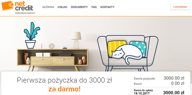 Pożyczka w Net Credit – jakie warunki?