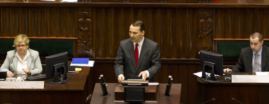 Sikorski: mamy coraz lepszy bilans handlowy z Rosją