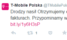 T-Mobile ostrzega przed fałszywymi fakturami