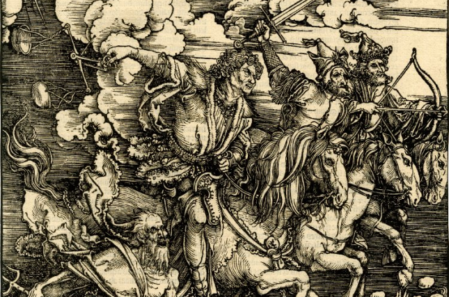 "Czterej Jeźdźcy Apokalipsy", Albrecht Durer (1498)